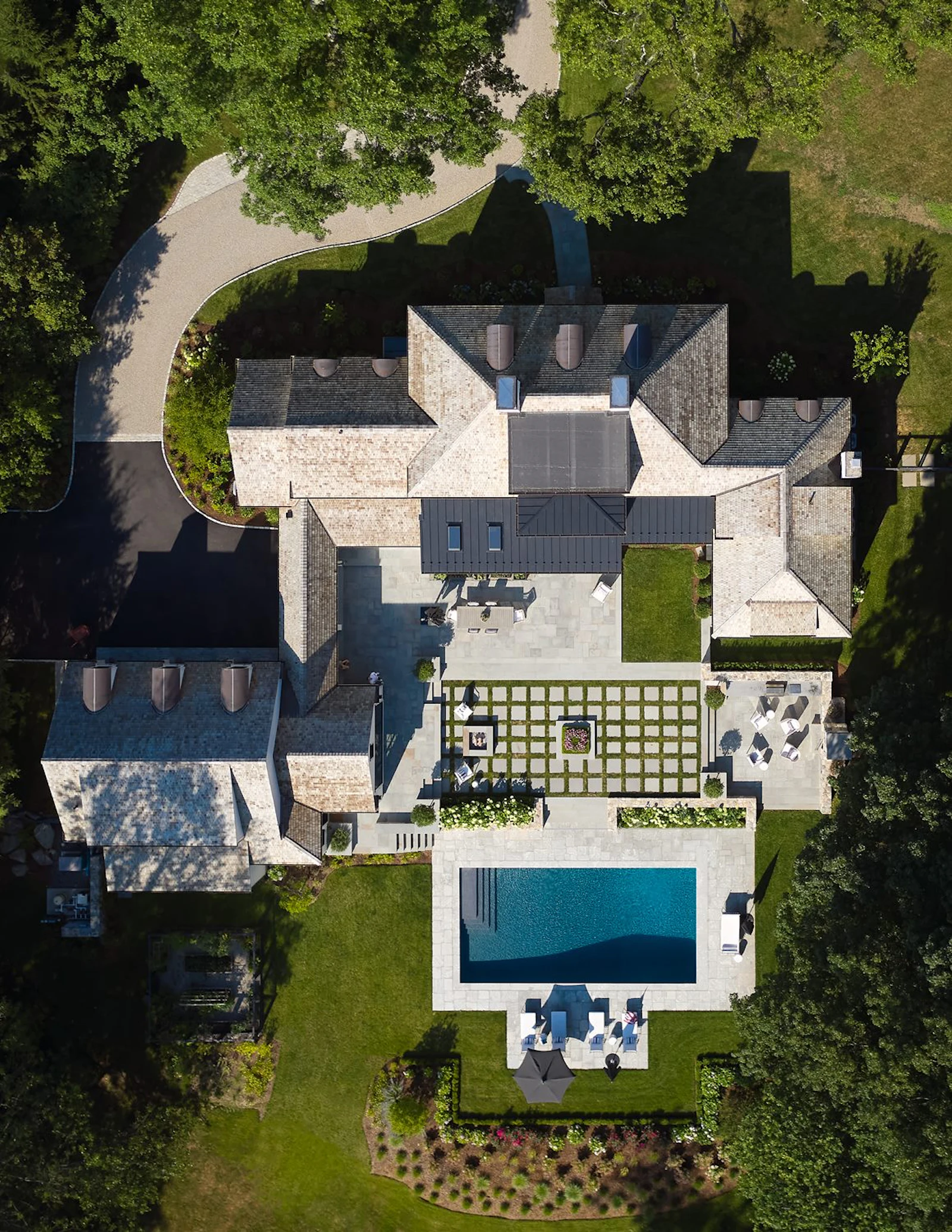 fairfield county top home builder aerial home photo
